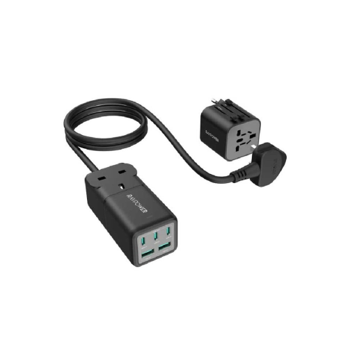 راف باور - منصة شحن بـ3 منافذ تايب سي و منفذين يو...