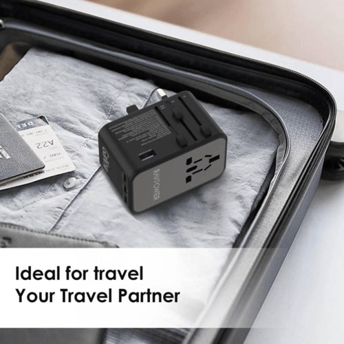 راف باور - فيش سفر بقوة 75 واط متعدد المداخل مع ثل...