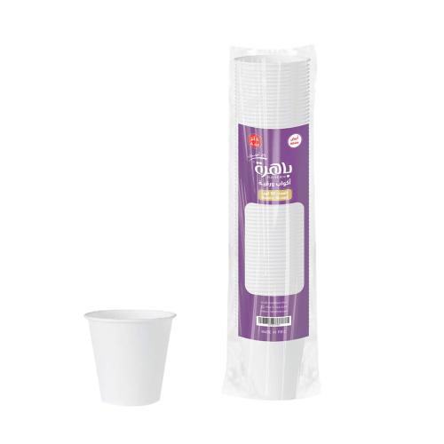 اكواب ورقية باهرة 4 أونز بألوان مختلفة - 50 حبة