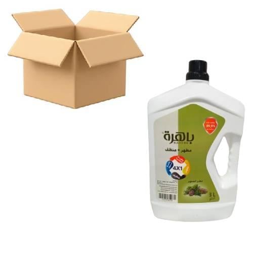 [كرتون] باهرة مطهر ارضيات عطر الصنوبر - 3 لتر