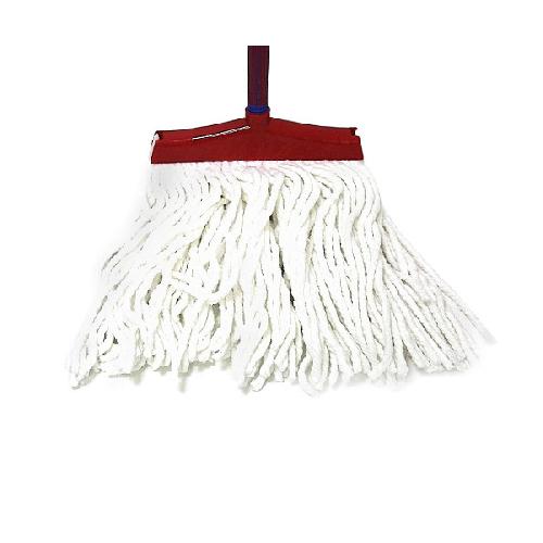 باهرة مساحة قطن للأرضيات مع عصا - ملون