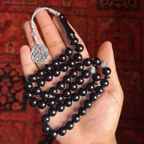 زعفراني طربزونة و فواصل فضة ( لون حرباء زيتي )