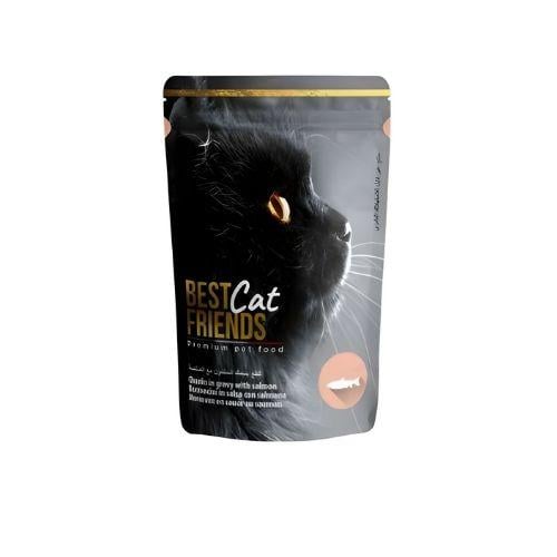 بيست كات فريندز - قطع سمك السلمون بالصلصة للقطط ال...