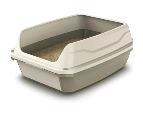 ليتر بوكس مفتوح للقطط من جيور بلاست الايطالية بتصم...