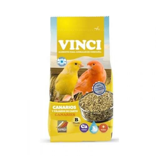 فينشي اكل طيور خليط كناري بدون بذور القنب 1 كجم