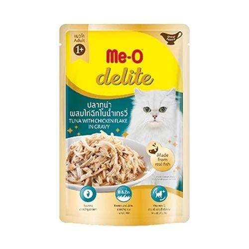 ميو طعام رطب للقطط البالغة من عمر سنة بنكهة الدجاج...