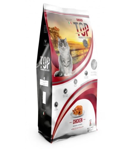 توب اكل قطط بالدجاج 3 كجم top cat chicken 3 kg