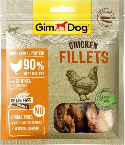 جيم دوج مكافئات للكلاب فيليه الدجاج 60جرام