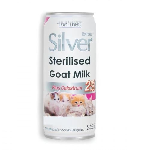 ايجي سينس حليب الماعز الفضي المعقم 245 ml