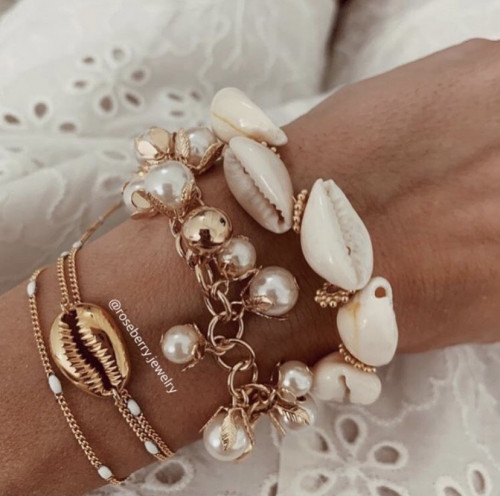 اسوره صدف ابيض / اسوره صدف ذهبي