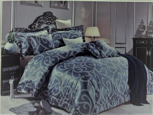 طقم مفرش تفني ملكي مقاس مزدوج