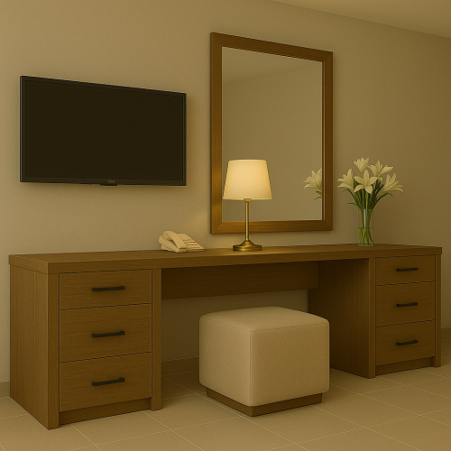 تسريحة الجناح الملكي الفندقية مع بوف