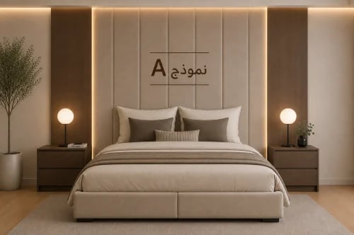 غرفة نوم مودرن موود Modern-Wood Room
