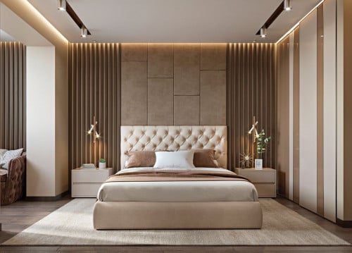 غرفة نوم مودرن ملكي *