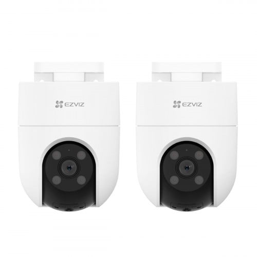 عدد 2 كاميرا مراقبة خارجية متحركة تعمل علي الواي ف...