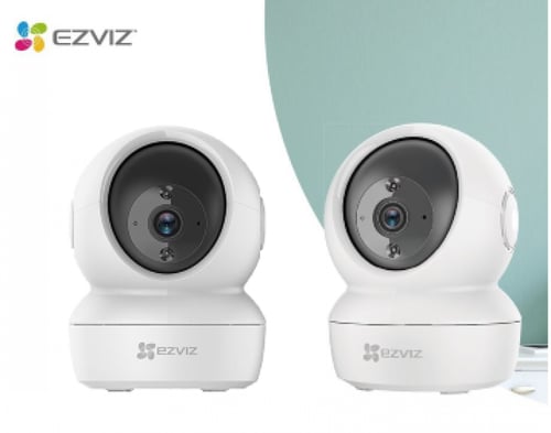 عدد 2 كاميرا EZVIZ للمنزل مع اتصال واي فاي ، كشف ا...