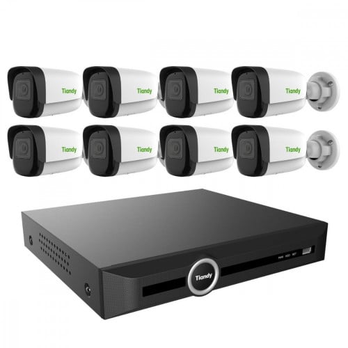 8 كاميرات شبكية 8 ميجـا IP -شامل التركيب