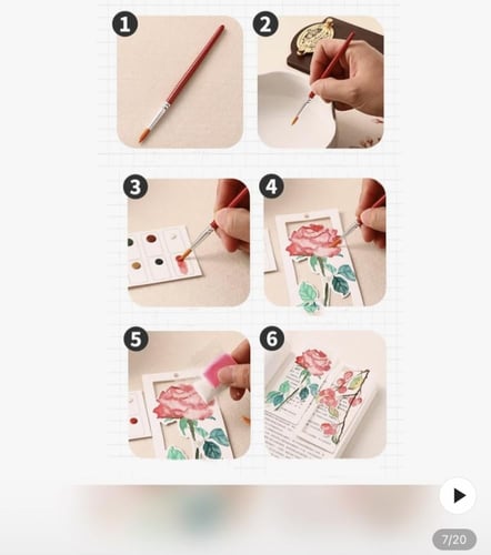 فواصل كتب للتلوين ( مجموعة النباتات كاملة)