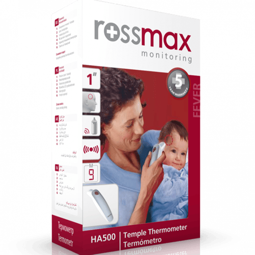 روزماكس HA500- ميزان حرارة للجبهة بخاصية عدم التلا...