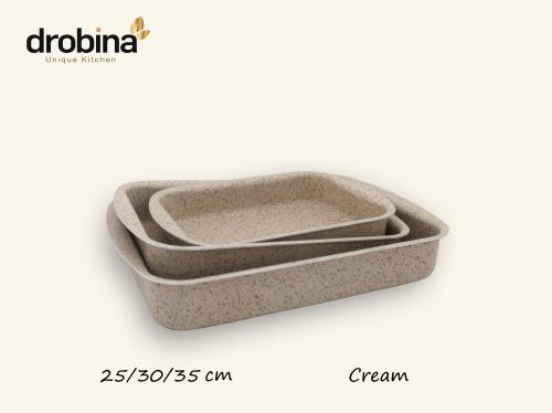 صواني غرانيت تركي دروبينا مستطيل كريم