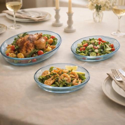 صواني بايركس بيضوي دروبينا