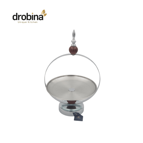 شيالة حلويات بقاعدة فضية