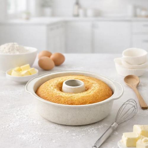 قالب كيك بعامود 28 سم دروبينا Cream