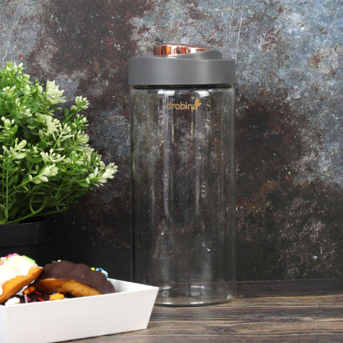 مرطبان زجاج 2 لتر رمادي B- drobina