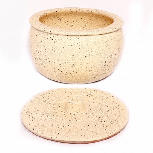 قدر بيضوي 26 فخار غرانيت