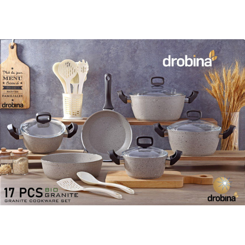 طقم قدور drobina 17 غرانيت تركي Ellie Grey