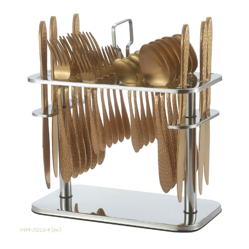 طقم ملاعق 30 قطعة برونز مات drobina