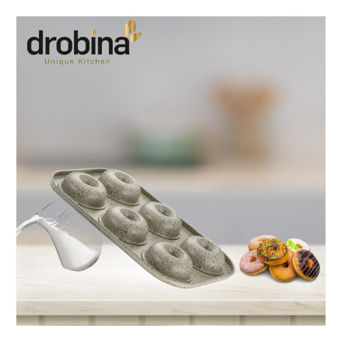 قالب دونات 6 خانه دروبينا Grey