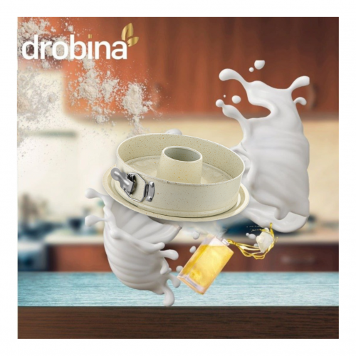 قالب كيك بقفل وعامود 26سم دروبينا CREAM