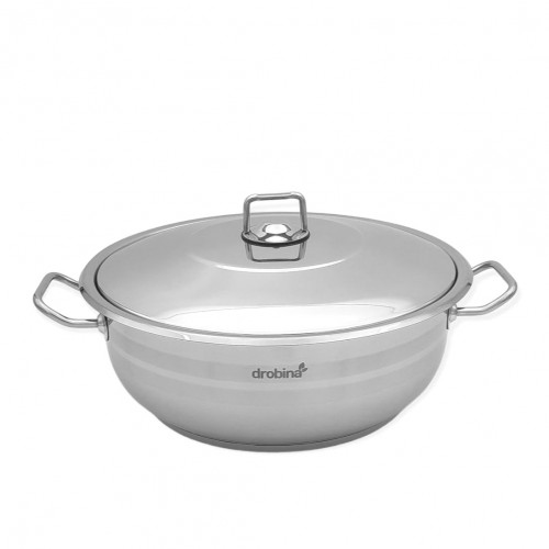 قدر ستيل تركي دروبينا مسطح 13*34