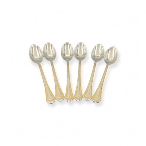 ملاعق حلا drobina ذهبي ليزر