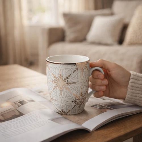 كوب شاي فاخر دروبينا White