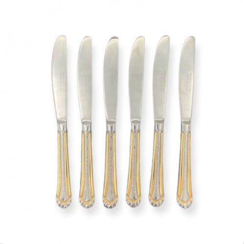 سكاكين اكل drobina ذهبي ليزر