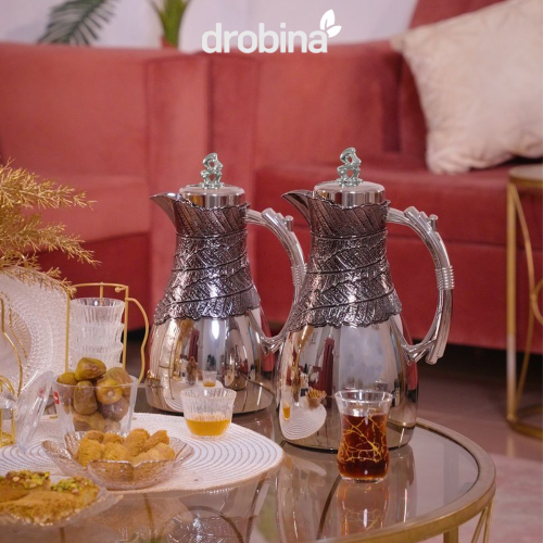 طقم ترامس نيكل اسود يد فضي دروبينا