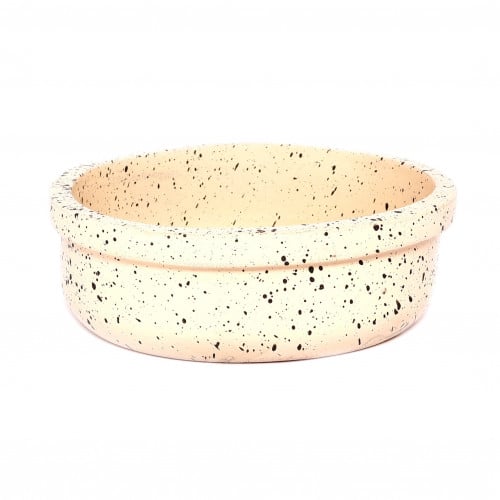 زبدية سادة مدورة (gr1000)فخار جرانيت دروبينا