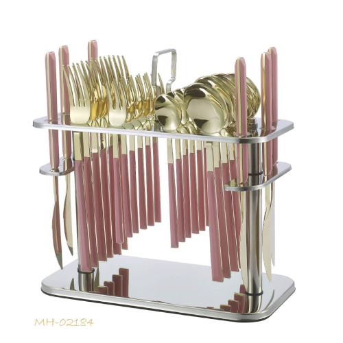 طقم ملاعق 30 قطعة PINK ذهبي drobina