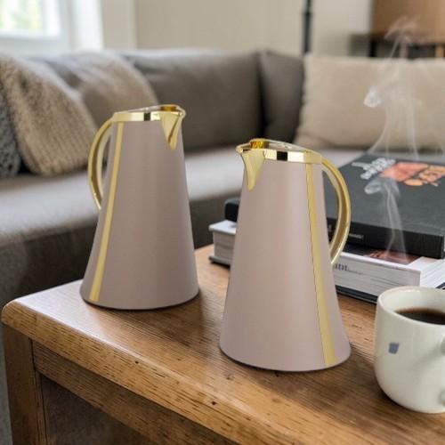 طقم ترامس فاخر دروبينا بني فاتح