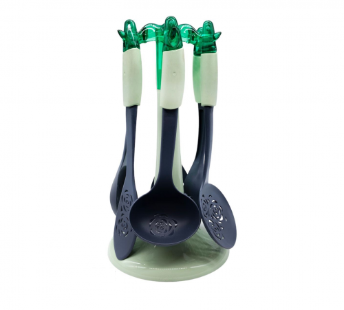 طقم ملاعق غرف 6قطع اخضر