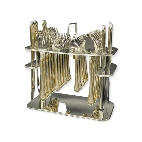 طقم ملاعق 30 قطعة ذهبي drobina