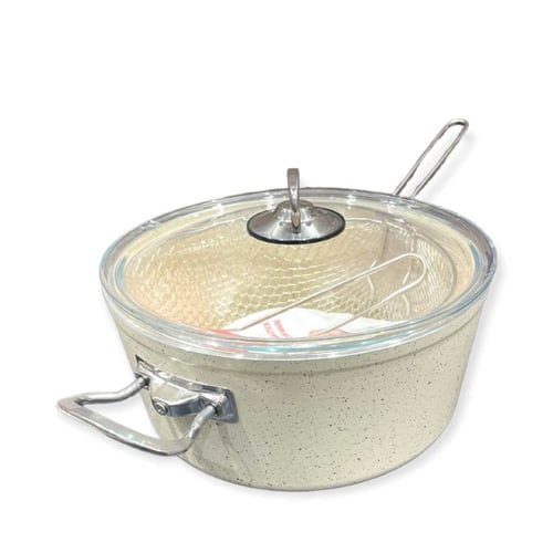 قدر قلي بطاطس جرانيت تركي دروبينا Cream