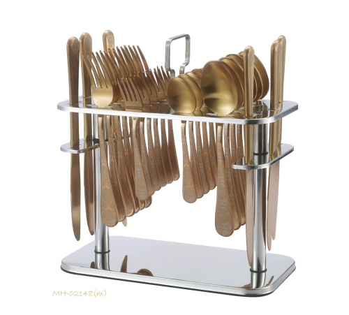 طقم ملاعق 30 قطعة برونز مات drobina