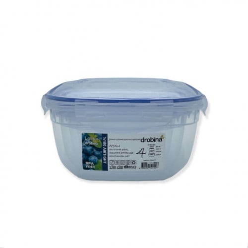طقم حافظات طعام تركي drobina مربع 4 قطع