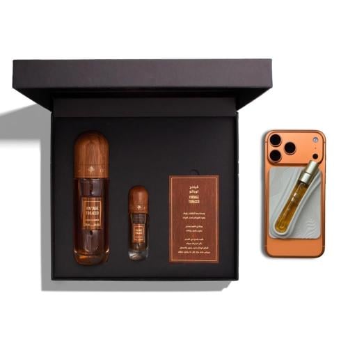 Vintage Tobacco Perfume Set with Gift Perfume Hold...