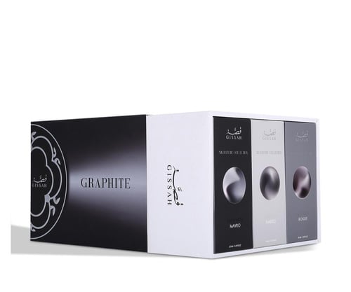 Jsah Graphite Luxury Men's Perfume Set - Mavro, Na...
