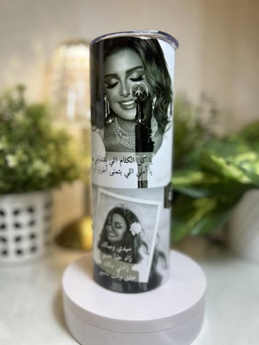 مق بتصميم انغام اسود وابيض