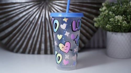 كوب 710مل بتمصيم XO LOVE